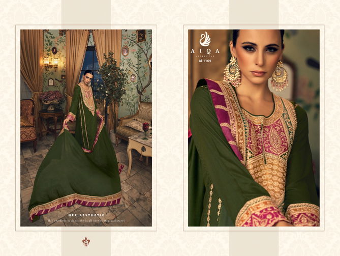 Dastak Vol 2 By Aiqa Wedding Wear Pashmina Salwar Kameez Wholesale Shop in Surat